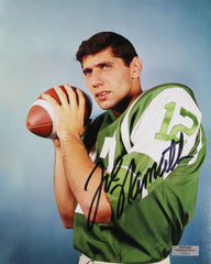 Joe Namath New York Jets Signed Autographed 8" x 10" Photo Heritage Authentication COA
