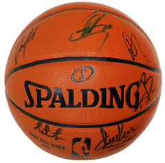 Golden State Warriors 2014-15 Team NBA Champions Signed Autographed Spalding NBA Game Ball Series Basketball PAAS Letter COA