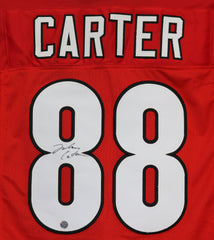 Jalen Carter Georgia Bulldogs Signed Autographed Red #88 Custom Jersey Modern Memorabilia COA