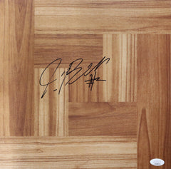 Jordan Bell Golden State Warriors Signed Autographed Basketball Floorboard JSA COA