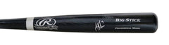 Joe Mauer Minnesota Twins Signed Autographed Rawlings Big Stick Black Bat JSA COA