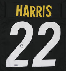 Najee Harris Pittsburgh Steelers Signed Autographed Black #22 Custom Jersey Heritage Authentication COA