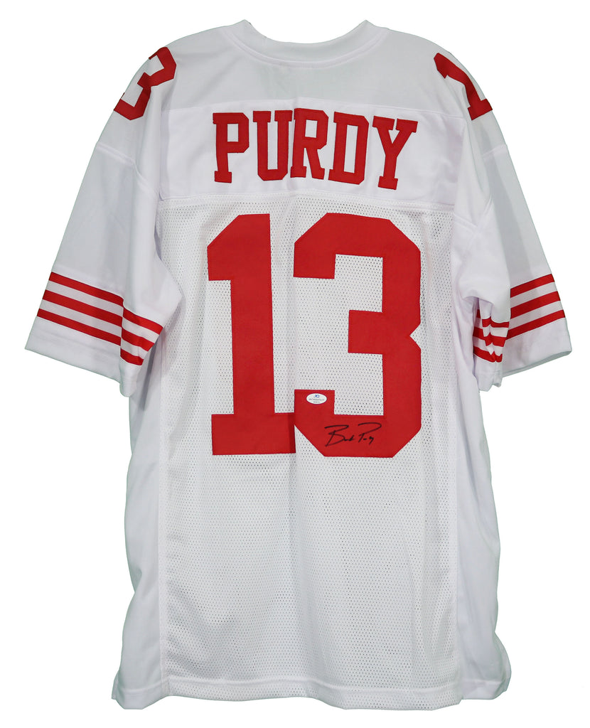 Brock Purdy's Game-Worn 49ers Home Jersey in Pro Football Hall of