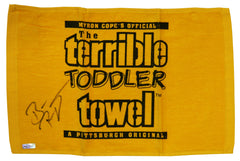 Ben Roethlisberger Pittsburgh Steelers Signed Autographed Terrible Towel Heritage Authentication COA