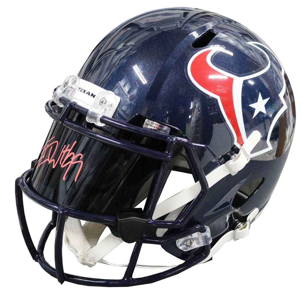 JJ Watt Signed Houston Texans Authentic 2022 Alternate Helmet