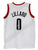 Damian Lillard Portland Trail Blazers Signed Autographed White #0 Custom Jersey JSA COA Sticker Hologram Only