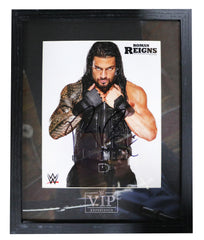 Roman Reigns WWE Signed Autographed 8" x 10" Framed Photo Five Star Grading COA