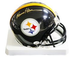 Franco Harris Pittsburgh Steelers Signed Autographed Football Mini Helmet Gridiron Authentics COA
