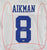 Troy Aikman Dallas Cowboys Signed Autographed White #8 Custom Jersey Beckett COA - SPOTS