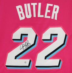 Jimmy Butler Miami Heat Signed Autographed Pink Vice #22 Jersey PAAS COA