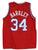 Charles Barkley Philadelphia 76ers Signed Autographed Red #34 Custom Jersey PAAS COA