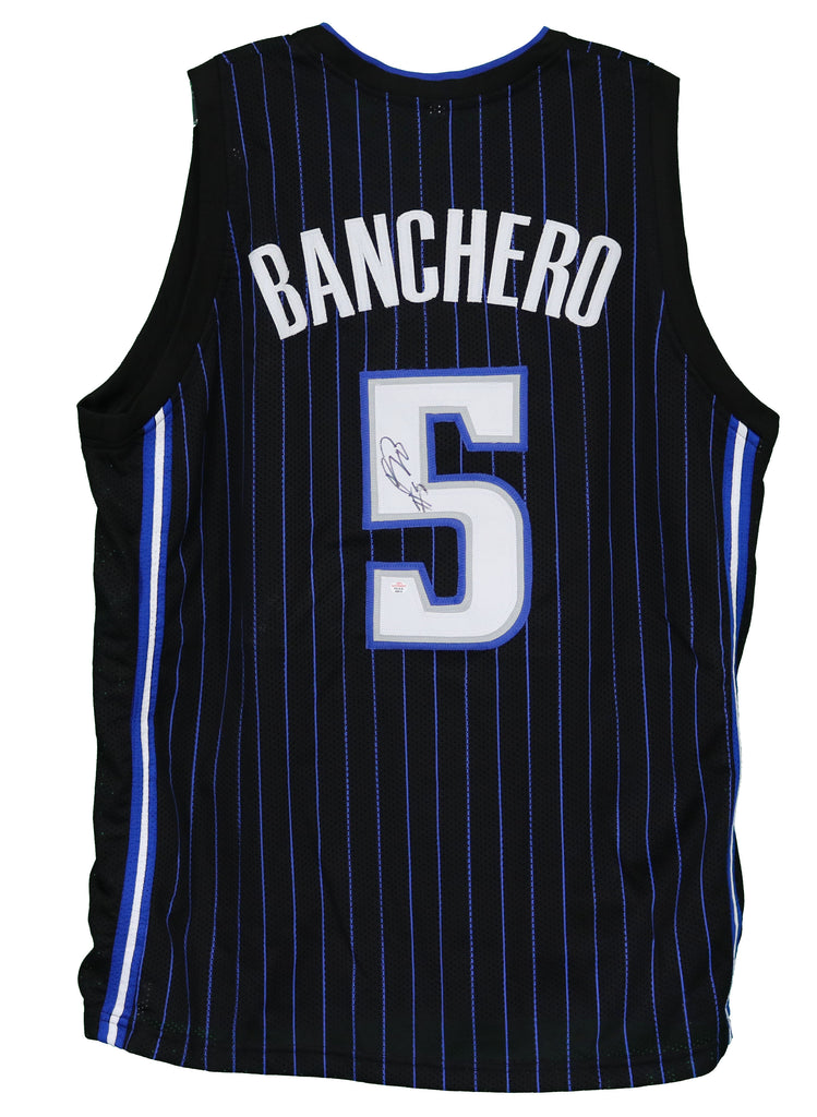 Paolo Banchero Orlando Magic Signed Autographed Black #5 Jersey