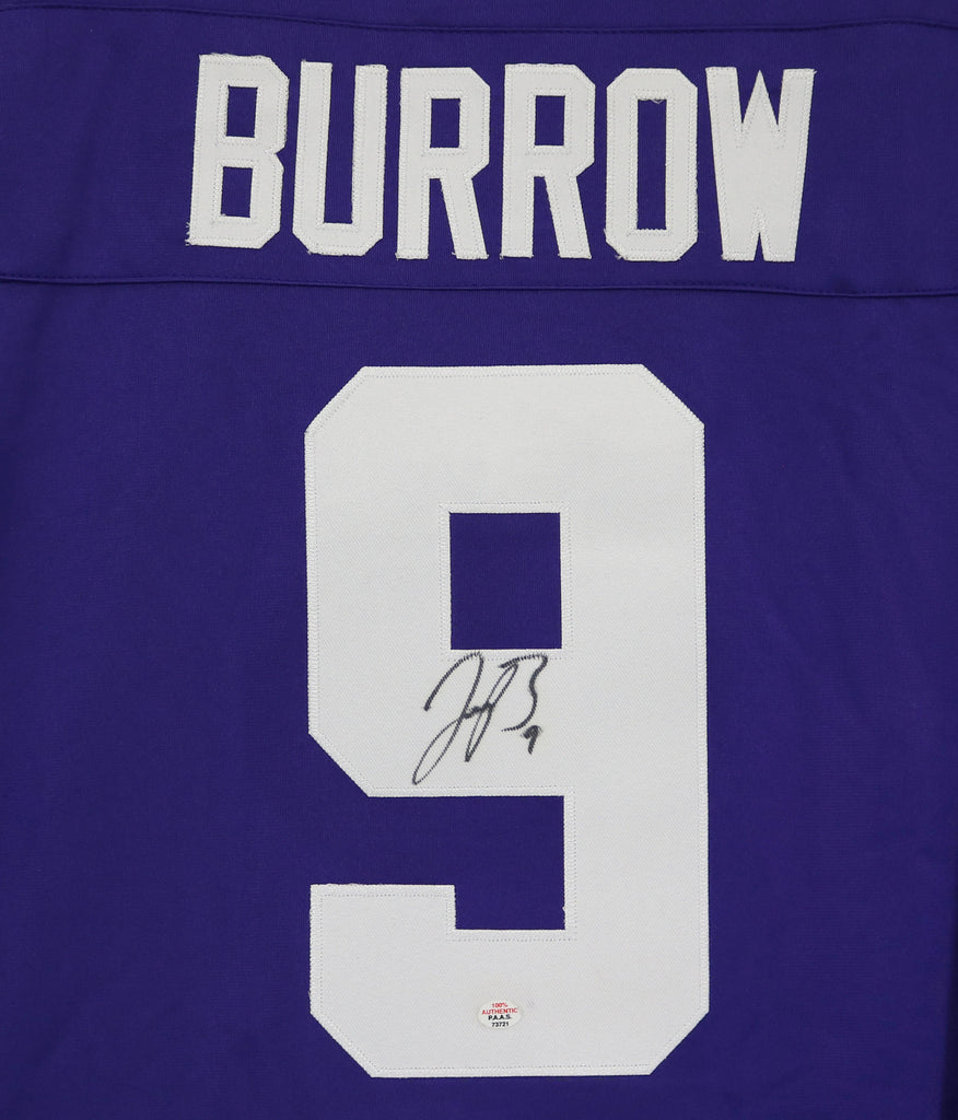 Trending Now] New Joe Burrow LSU Jersey #9 Football Purple