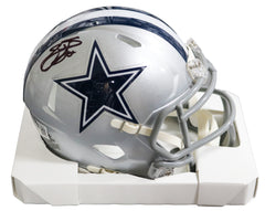 Emmitt Smith Dallas Cowboys Signed Autographed Speed Mini Helmet Beckett Witness Certification