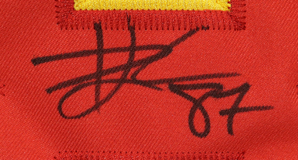 Travis Kelce Kansas City Chiefs Signed Autographed Red #87 Jersey –