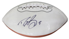 Drew Brees New Orleans Saints Signed Autographed White Panel Football JSA COA