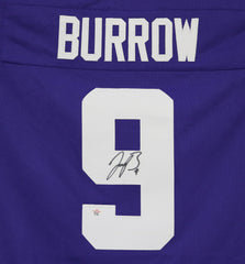 Joe Burrow LSU Tigers Signed Autographed Purple #9 Jersey PAAS COA
