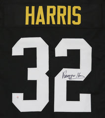 Franco Harris Pittsburgh Steelers Signed Autographed Black #32 Custom Jersey PAAS COA