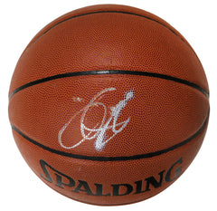 DeMar DeRozan Chicago Bulls Signed Autographed Spalding NBA Basketball - SIGNATURE BLED