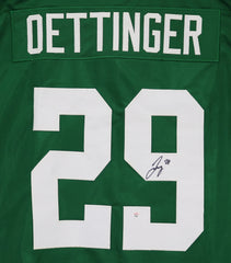 Jake Oettinger Dallas Stars Signed Autographed Green #29 Custom Jersey PAAS COA