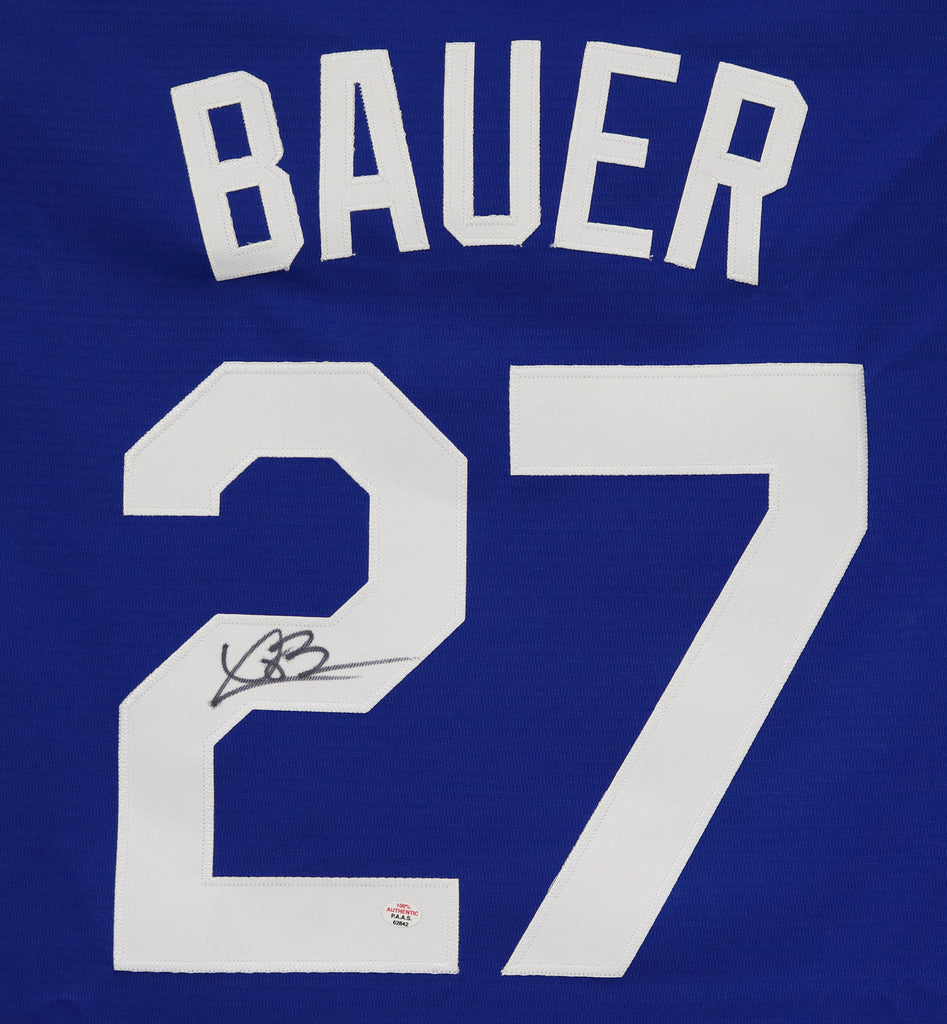 Trevor Bauer Authentic Autographed Los Angeles Dodgers Jersey