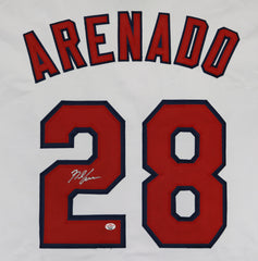Nolan Arenado St. Louis Cardinals Signed Autographed White #28 Custom Jersey PAAS COA
