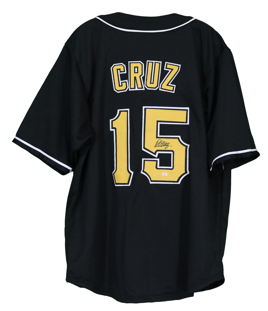 Pittsburgh Pirates Oneil Cruz Autographed Black Nike Jersey Size L MLB  Debut 10-2-21 Beckett BAS QR Stock #220600