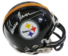 Franco Harris Pittsburgh Steelers Signed Autographed Football Mini Helmet JSA COA