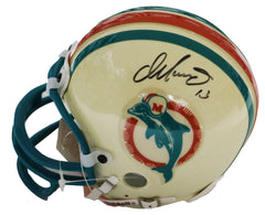 Dan Marino Miami Dolphins Signed Autographed Football Mini Helmet Upper Deck Sticker Hologram