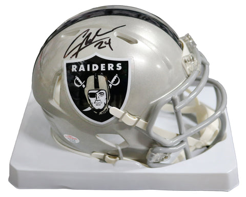Charles Woodson Oakland Raiders Signed Autographed Flash Speed Mini Helmet PAAS COA