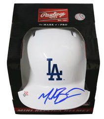Mookie Betts Los Angeles Dodgers Signed Autographed Mini Helmet PAAS COA