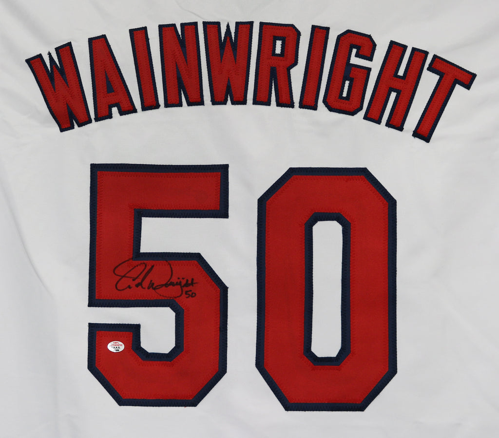 Adam Wainwright St. Louis Cardinals Autographed White Custom