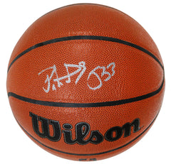 Patrick Ewing New York Knicks Signed Autographed Wilson NBA Basketball Beckett Witness Certification