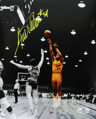 Austin Carr Cleveland Cavaliers Cavs Signed Autographed 8" x 10" Shooting Photo Witnessed  Five Star Grading COA