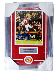 Travis Kelce Kansas City Chiefs Signed Autographed 8" x 10" Framed Photo Five Star Grading COA