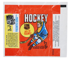1968-69 Topps Hockey 5 Cent Pack Wax Wrapper