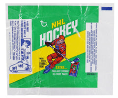 1970-71 Topps Hockey 5 Cent Pack Wax Wrapper - Tears