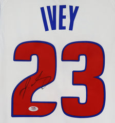 Jaden Ivey Detroit Pistons Signed Autographed White #23 Jersey PSA COA