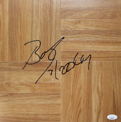 Bob McAdoo Los Angeles Lakers Buffalo Braves Signed Autographed Basketball Floorboard JSA COA