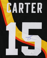 Vince Carter Roswell Rayguns Signed Autographed Black #15 Jersey JSA COA