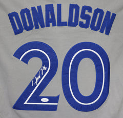 Josh Donaldson Toronto Blue Jays Signed Autographed Gray #20 Jersey JSA COA