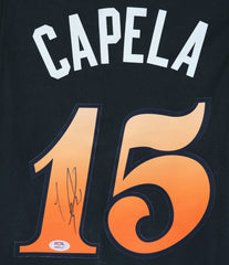 Clint Capela Atlanta Hawks Signed Autographed Black #15 Custom Jersey PSA COA