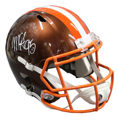 Myles Garrett Cleveland Browns Signed Autographed Flash Alternate Speed Full Size Replica Helmet Beckett Witness Certification