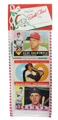 1960 Topps Baseball Unopened Christmas Rack Pack - Willie Mays All Star