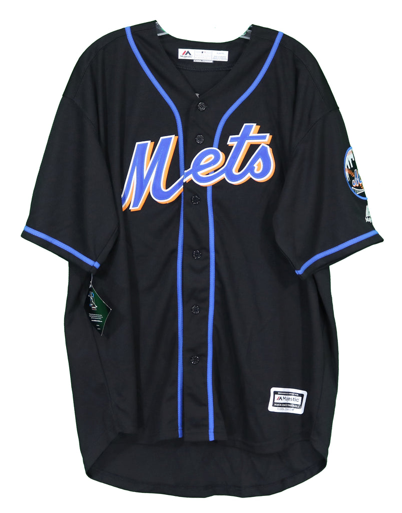 Jose Reyes New York Mets Signed Autographed Black #7 Jersey PSA