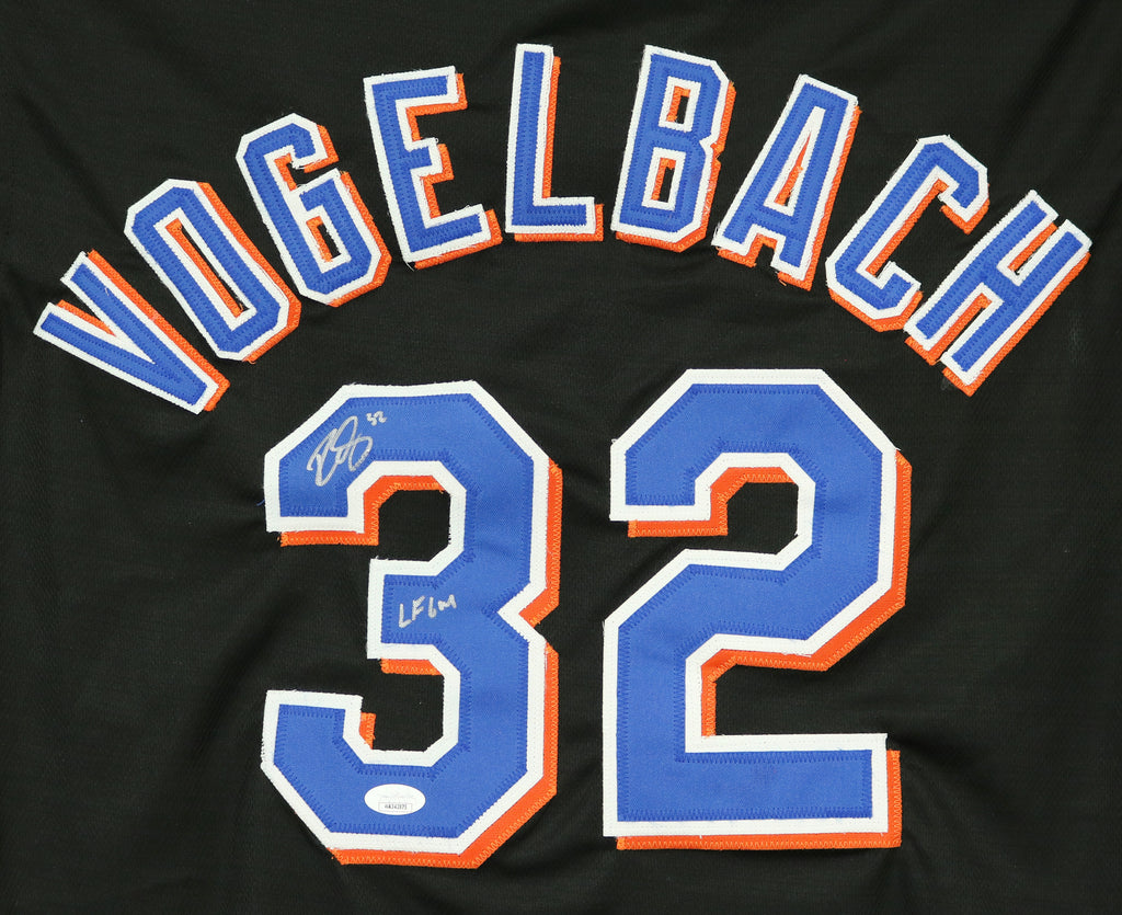Daniel Vogelbach New York Mets Signed Autographed Black Custom Jersey –
