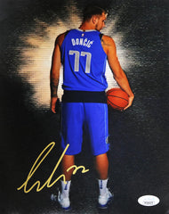 Luka Doncic Dallas Mavericks Signed Autographed 8" x 10" Photo JSA COA