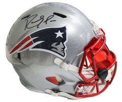 Randy Moss New England Patriots Signed Autographed Full Size Replica Helmet Beckett Witness Certification