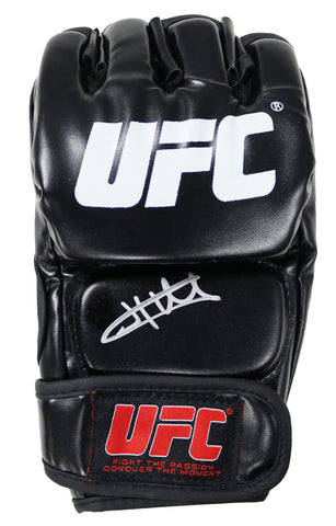 Sergei Pavlovich Signed Autographed MMA UFC Black Fighting Glove Beckett Certification