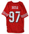 Nick Bosa San Francisco 49ers Signed Autographed Red #97 Custom Jersey PAAS COA